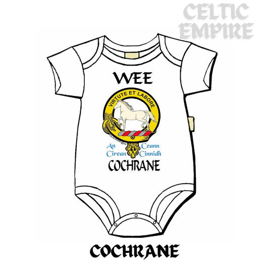 Cochrane Scottish Family Clan Crest Baby Jumper