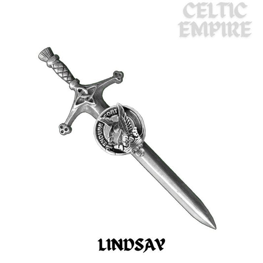 Lindsay Family Clan Crest Kilt Pin, Scottish Pin