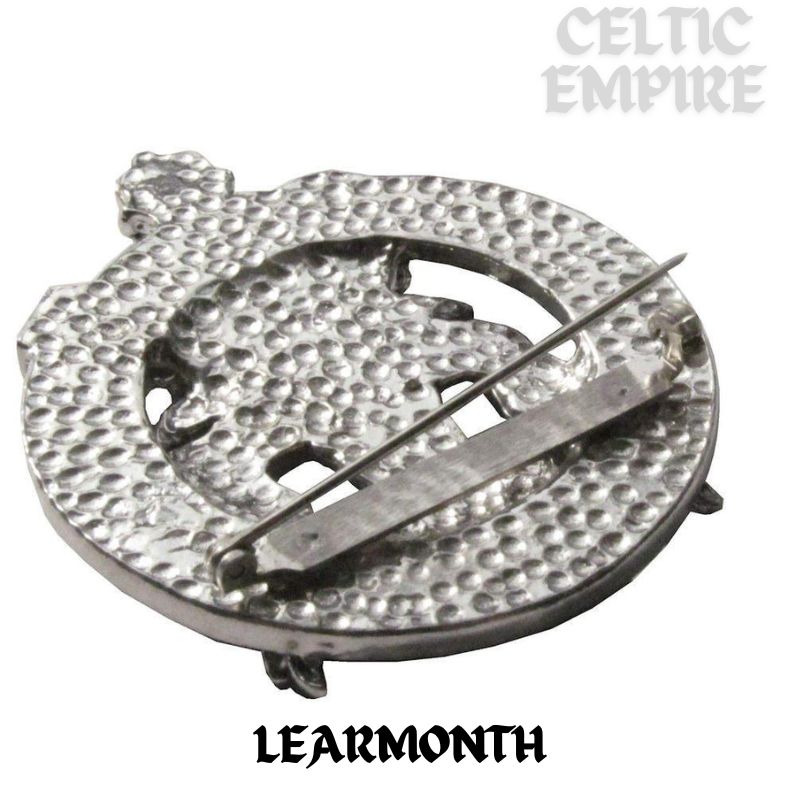 Learmonth Family Clan Crest Scottish Cap Badge