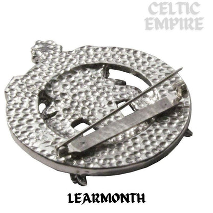 Learmonth Family Clan Crest Scottish Cap Badge