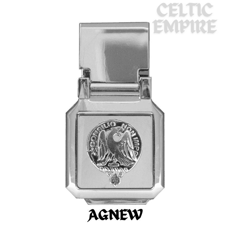 Agnew Scottish Family Clan Crest Money Clip