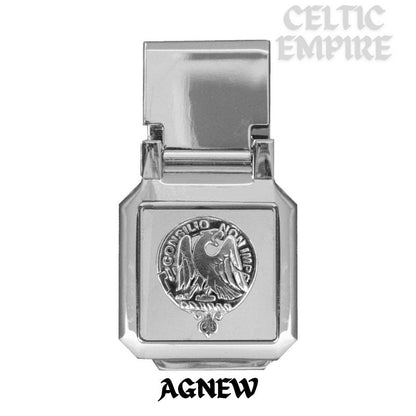 Agnew Scottish Family Clan Crest Money Clip