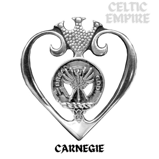 Carnegie Family Clan Crest Luckenbooth Brooch or Pendant