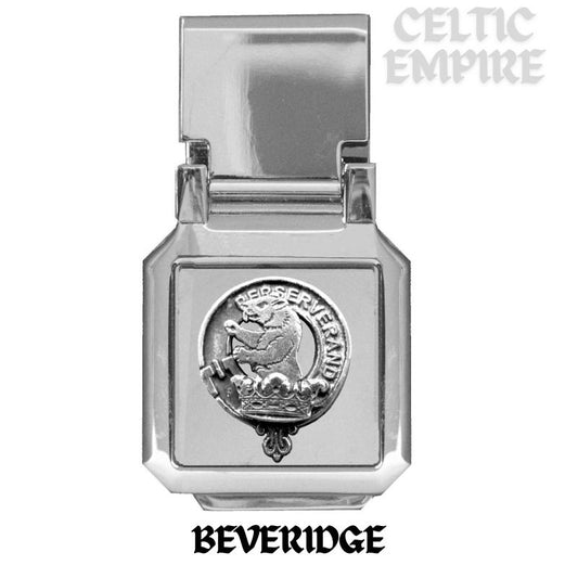 Beveridge Scottish Family Clan Crest Money Clip