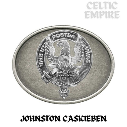 Johnston Caskieben Family Clan Crest Regular Buckle