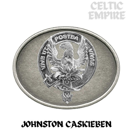 Johnston Caskieben Family Clan Crest Regular Buckle