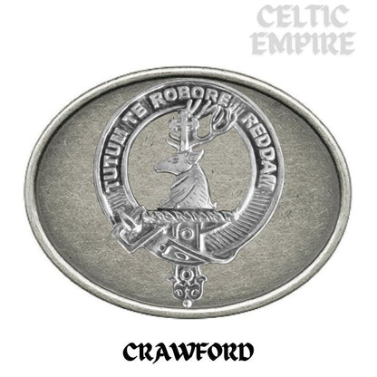 Crawford Family Clan Crest Regular Buckle