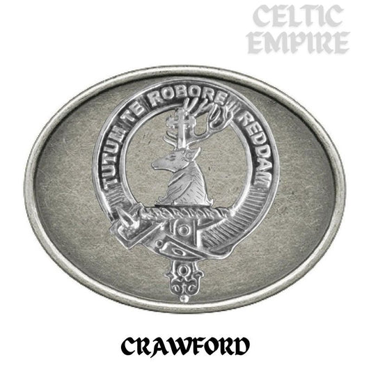 Crawford Family Clan Crest Regular Buckle