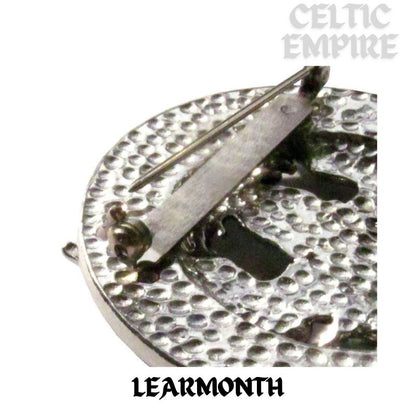 Learmonth Family Clan Crest Scottish Cap Badge