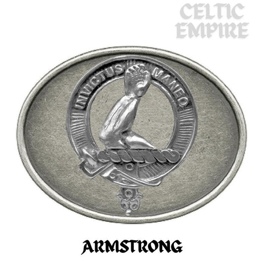 Armstrong Family Clan Crest Regular Buckle