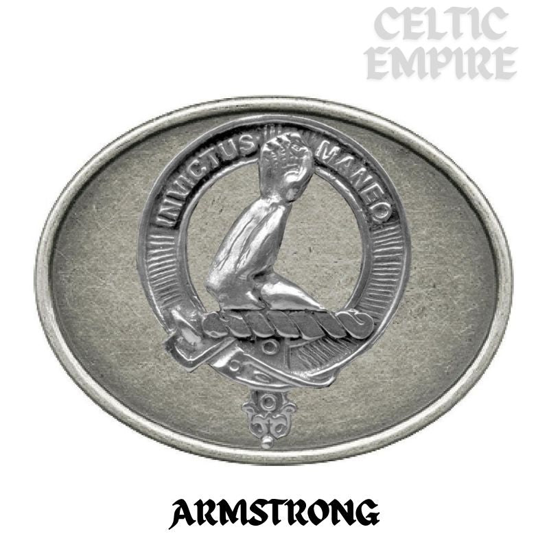 Armstrong Family Clan Crest Regular Buckle