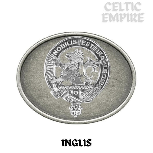 Inglis Family Clan Crest Regular Buckle