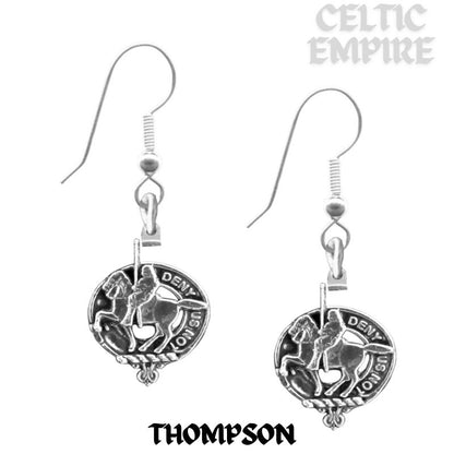 Thompson Family Clan Crest Earrings