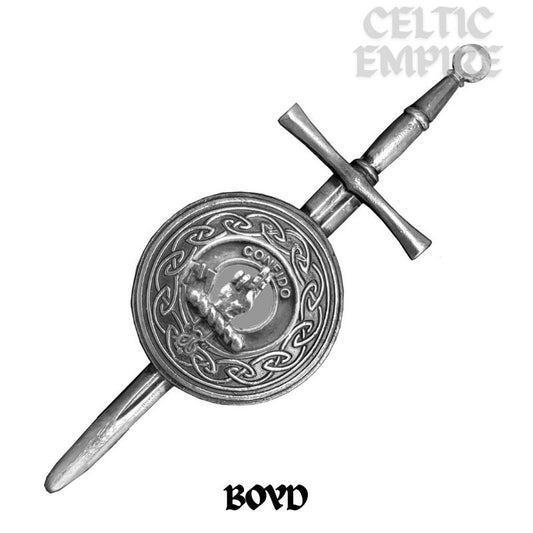 Boyd Scottish Family Clan Dirk Shield Kilt Pin