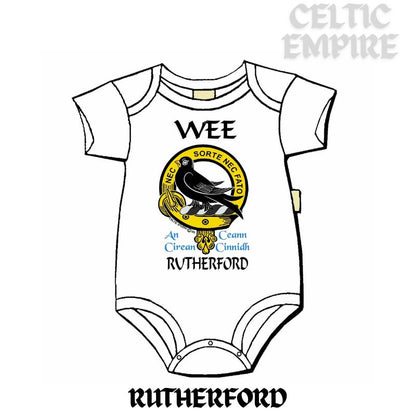 Rutherford Scottish Family Clan Crest Baby Jumper