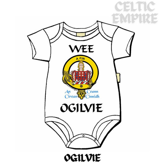 Ogilvie Scottish Family Clan Crest Baby Jumper