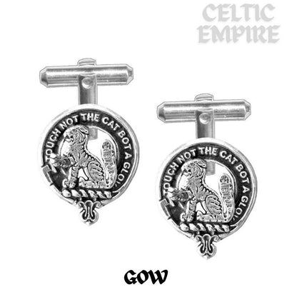 Gow Scottish Family Clan Crest Cufflinks