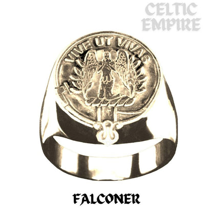 Falconer Scottish Family Clan Crest Ring