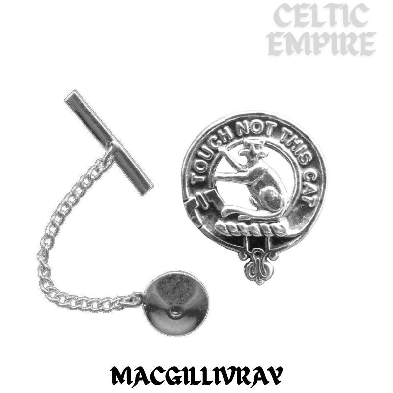 MacGillivray Family Clan Crest Scottish Tie Tack/ Lapel Pin