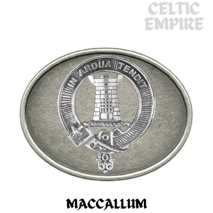 MacCallum Family Clan Crest Regular Buckle