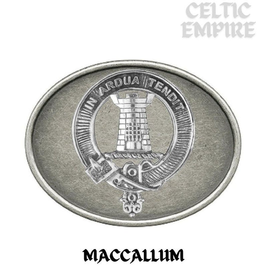 MacCallum Family Clan Crest Regular Buckle