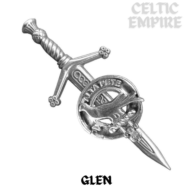 Glen Scottish Family Small Family Clan Kilt Pin