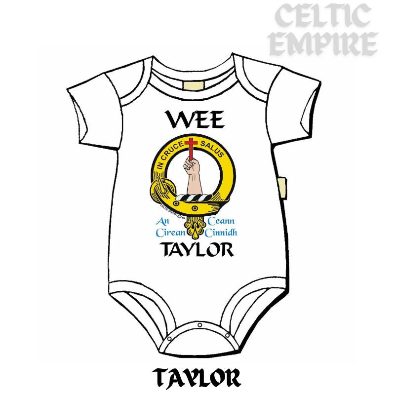 Taylor Scottish Family Clan Crest Baby Jumper