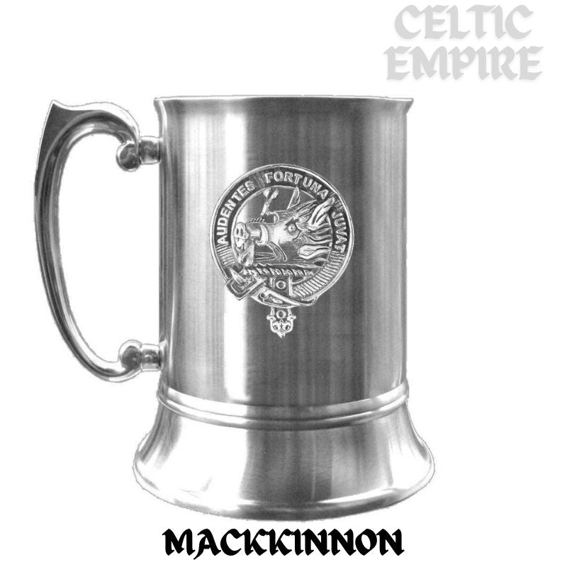 MacKinnon Scottish Family Clan Crest Badge Tankard