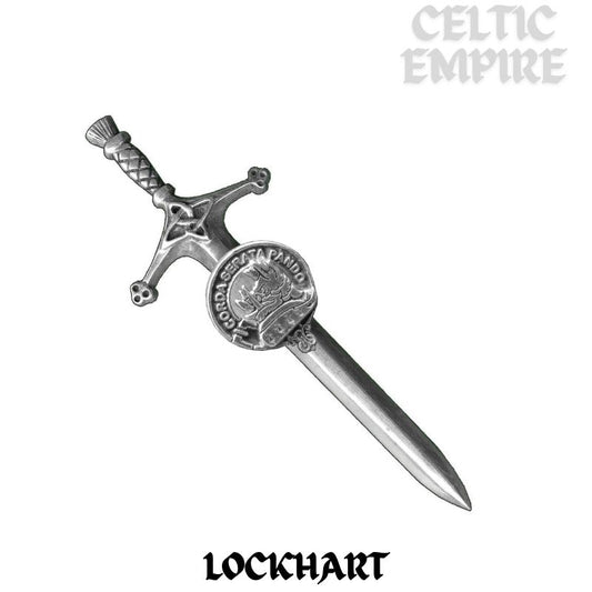 Lockhart Family Clan Crest Kilt Pin, Scottish Pin