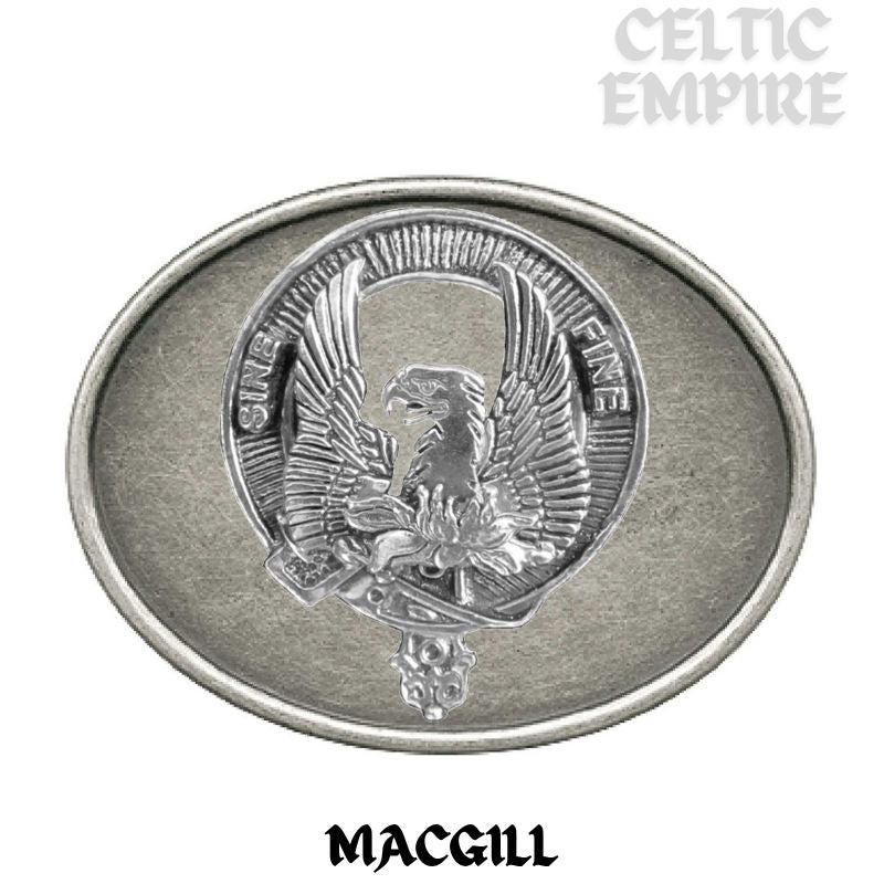 MacGill Family Clan Crest Regular Buckle