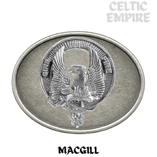 MacGill Family Clan Crest Regular Buckle