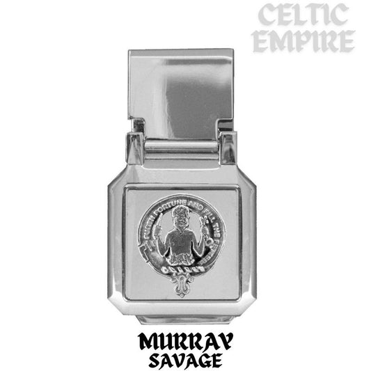 Murray (Savage) Scottish Family Clan Crest Money Clip