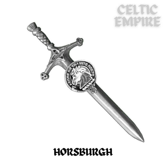 Horsburgh Family Clan Crest Kilt Pin, Scottish Pin