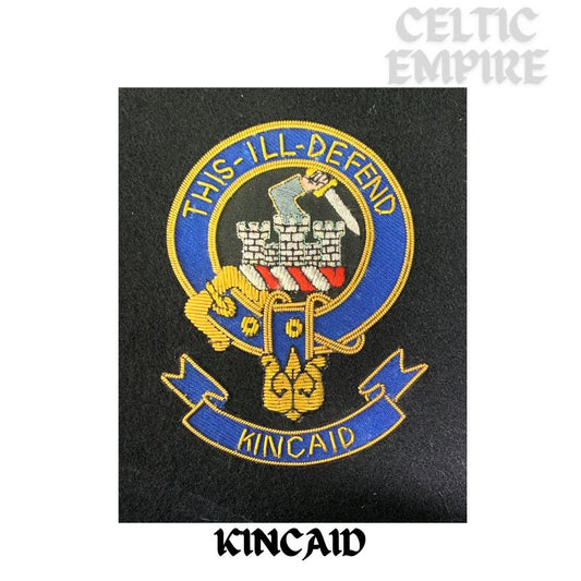 Kincaid Scottish Family Clan Embroidered Crest