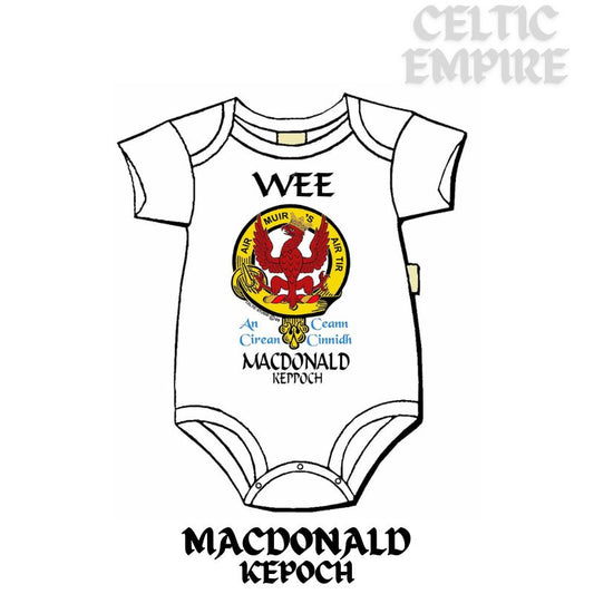 MacDonald (Keppoch) Scottish Family Clan Crest Baby Jumper