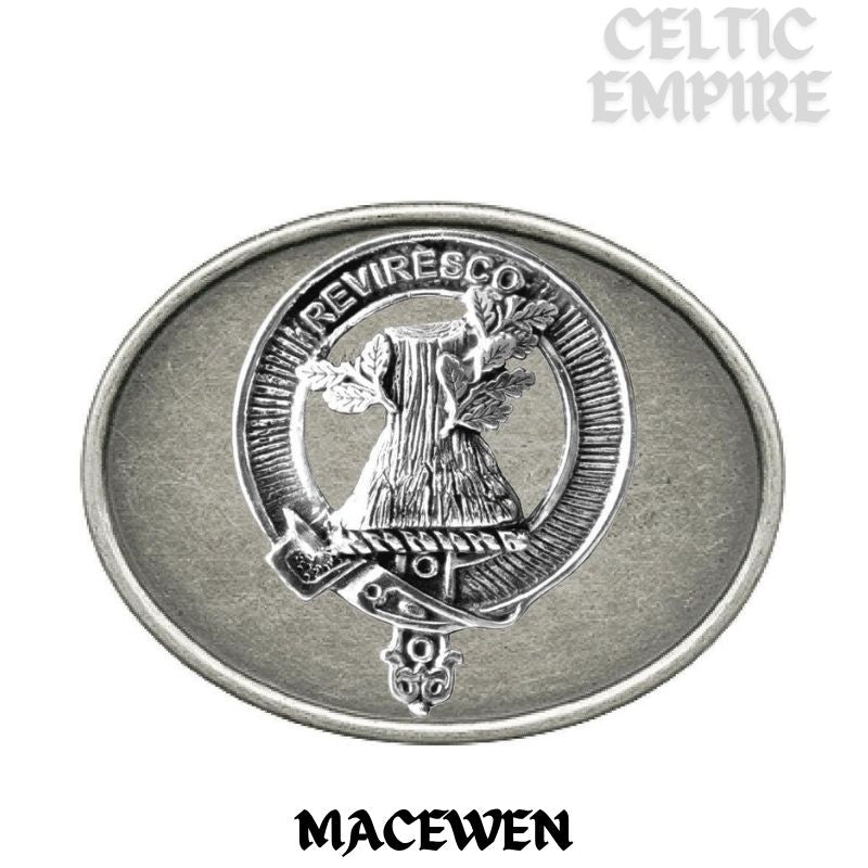 MacEwen Family Clan Crest Regular Buckle