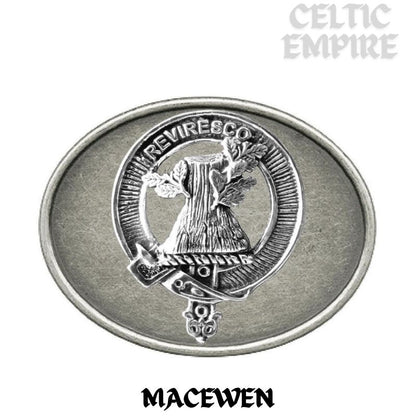 MacEwen Family Clan Crest Regular Buckle
