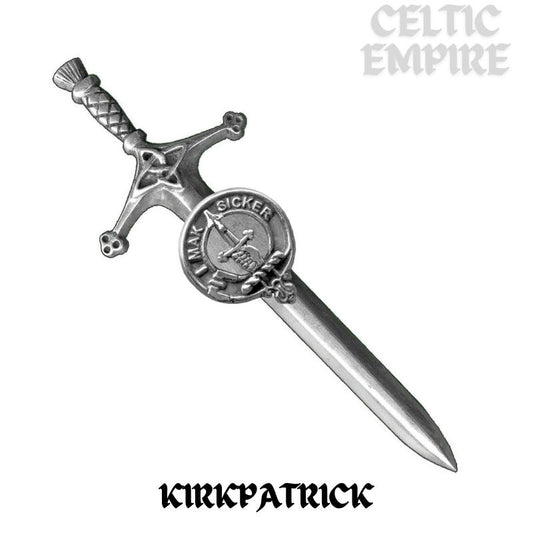 Kirkpatrick Family Clan Crest Kilt Pin, Scottish Pin