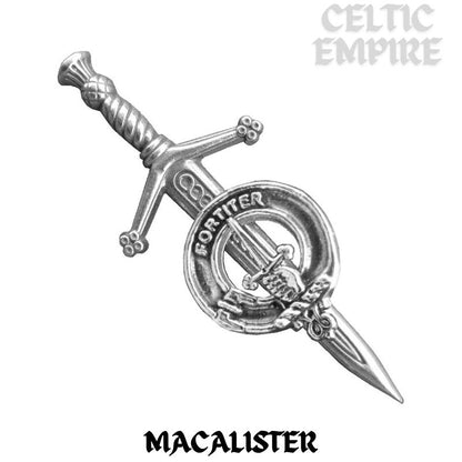 MacAlister Scottish Small Family Clan Kilt Pin