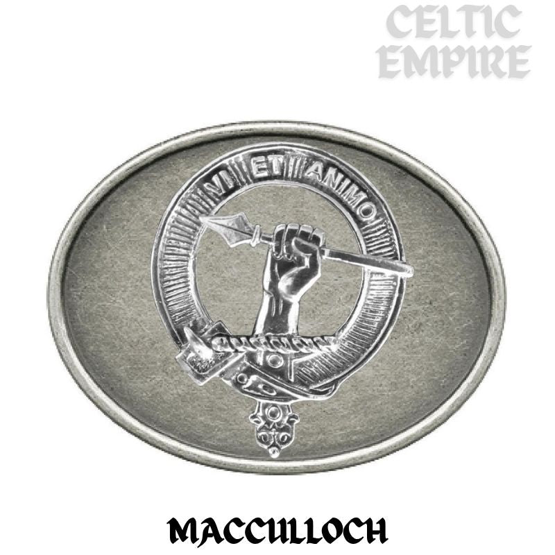 MacCulloch Family Clan Crest Regular Buckle
