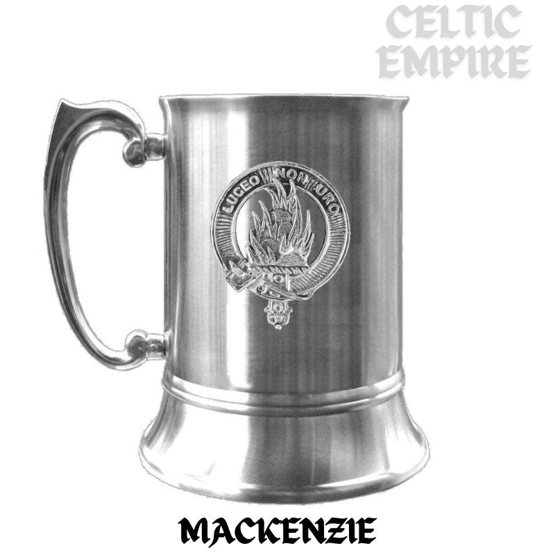 MacKenzie Scottish Family Clan Crest Badge Tankard