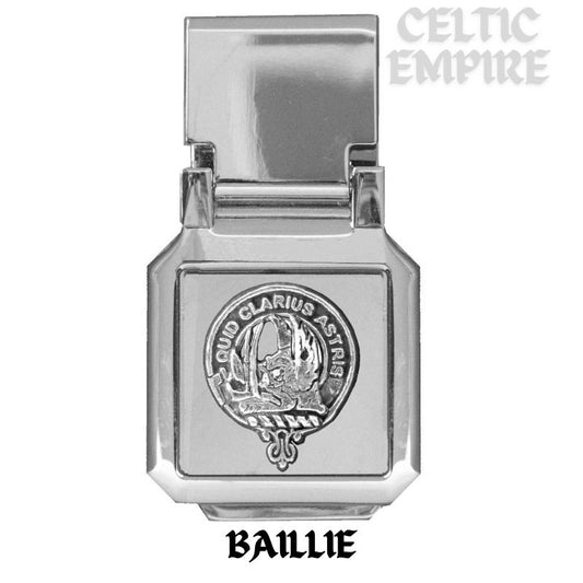 Baillie Scottish Family Clan Crest Money Clip
