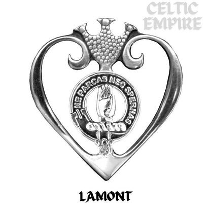 Lamont Family Clan Crest Luckenbooth Brooch or Pendant