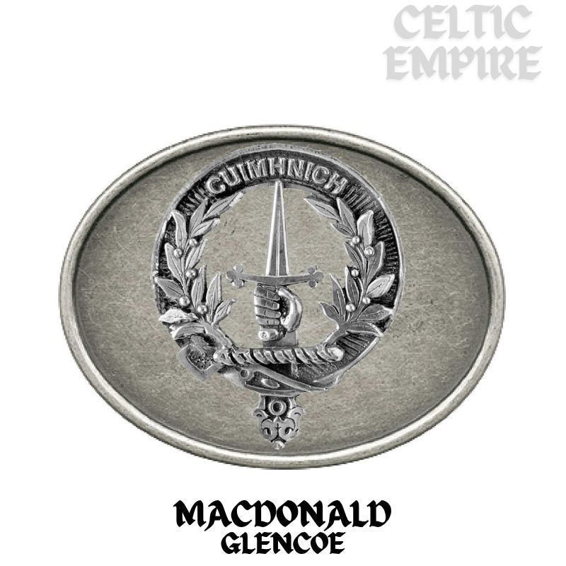 MacDonald (Glencoe) Family Clan Crest Regular Buckle