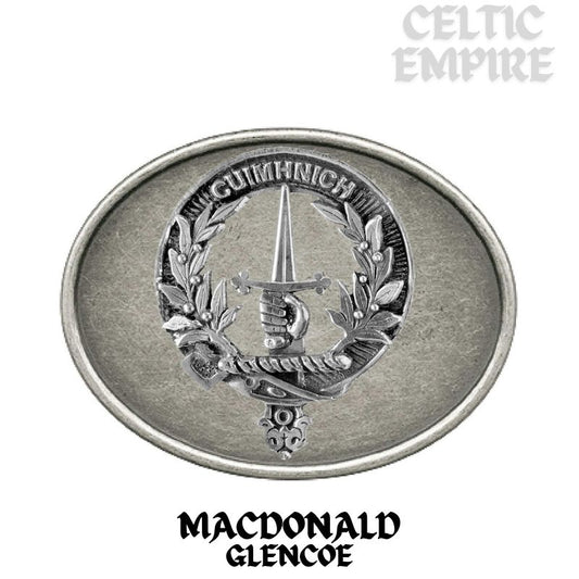 MacDonald (Glencoe) Family Clan Crest Regular Buckle