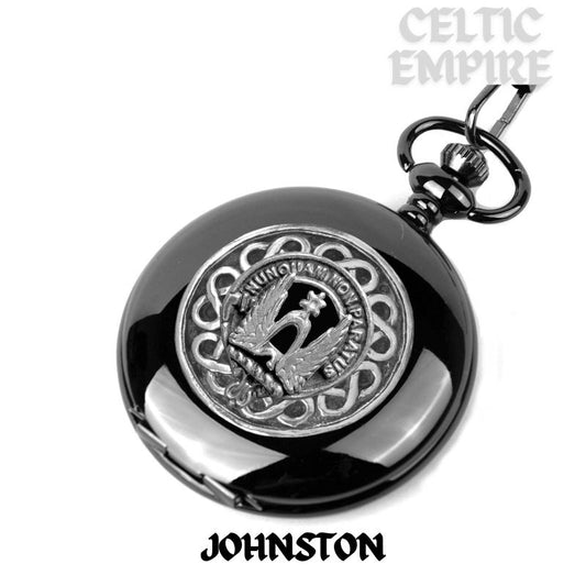 Johnston Scottish Family Clan Crest Pocket Watch