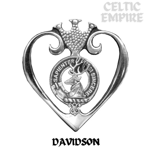 Davidson Family Clan Crest Luckenbooth Brooch or Pendant