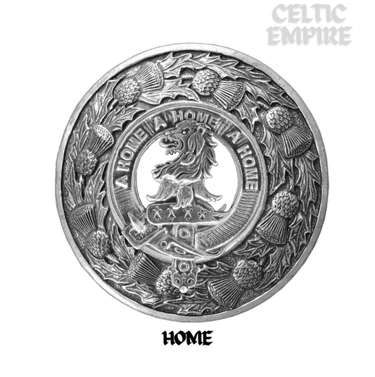 Home Family Clan Badge Scottish Plaid Brooch