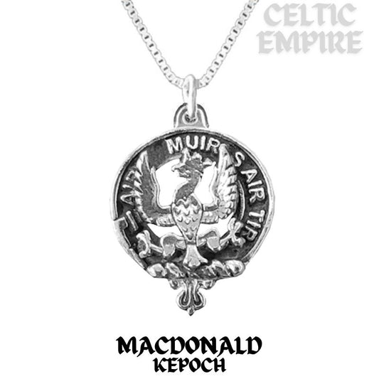 MacDonald Keppoch Family Clan Crest Scottish Pendant