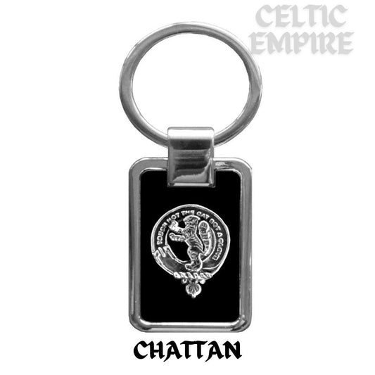 Chattan Family Clan Black Stainless Key Ring